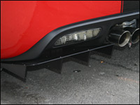 C6 Corvette Aluminum Rear Air Diffuser Set